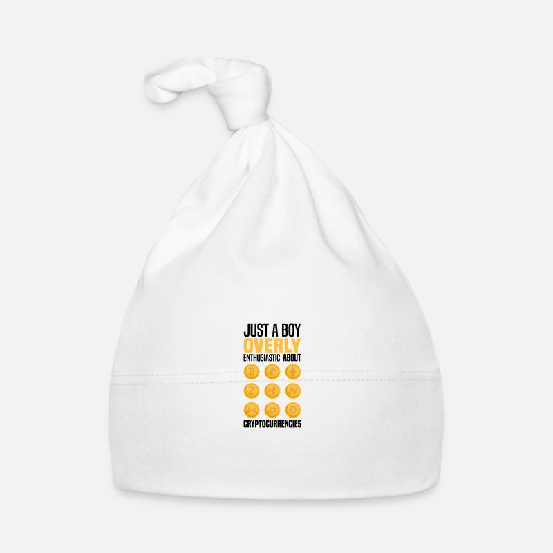 Kryptowährungen Baby Bio-Mütze