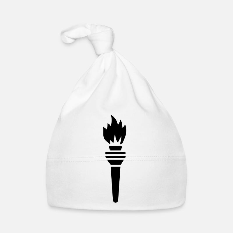 Symbole de flamme Bonnet bio Bébé