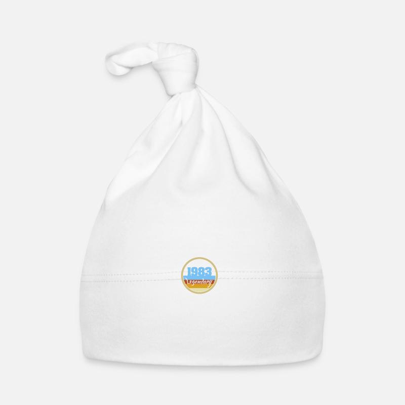 1983 1983 - Bonnet bio Bébé - blanc