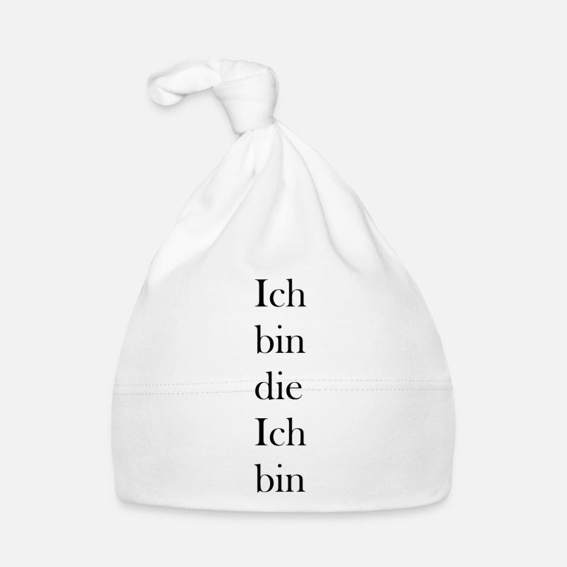 Ich bin die Ich bin Baby Bio-Mütze