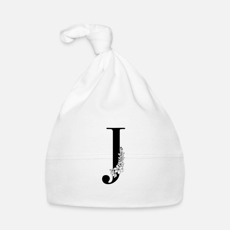 Buchstabe J Baby Bio-Mütze