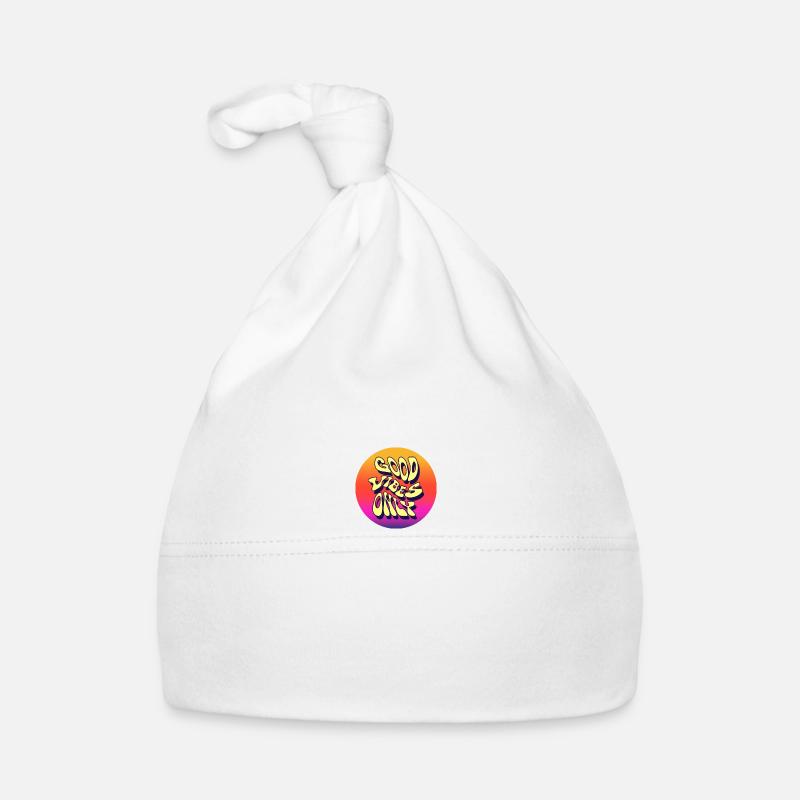 Good Vibes Only Baby Bio-Mütze
