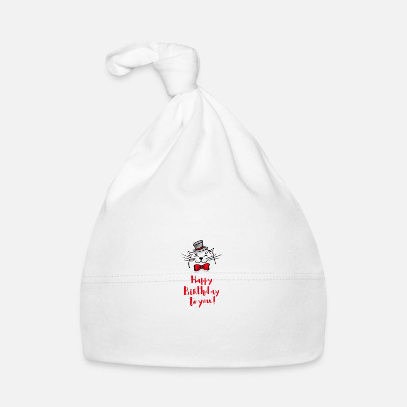 Bon anniversaire Bonnet bio Bébé