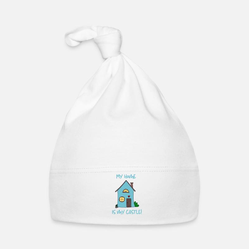 My home is my castle 2 Baby Bio-Mütze