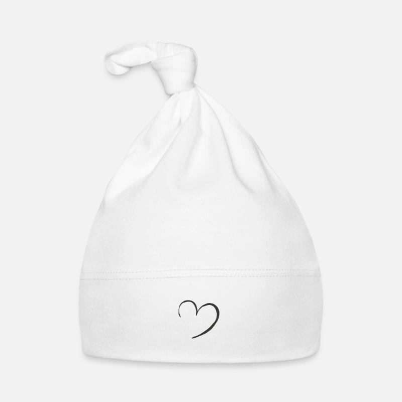 Heart Organic Baby Cap
