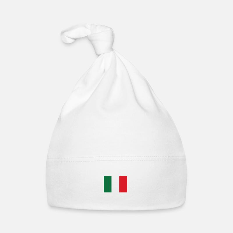 Italie Drapeau Bonnet bio Bébé