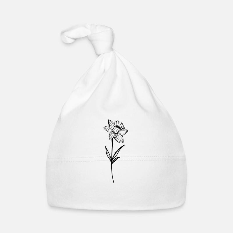 Narzisse, Osterglöckchen Baby Bio-Mütze