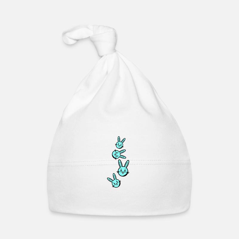 Lapin symbole de Pâques Bonnet bio Bébé