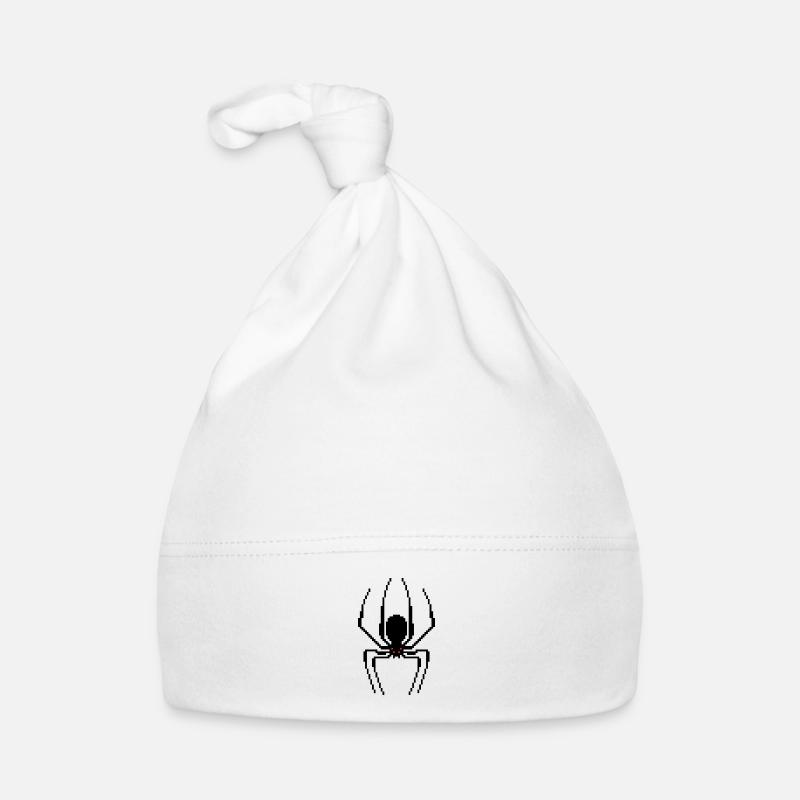 G32 Pixel Spider Organic Baby Cap