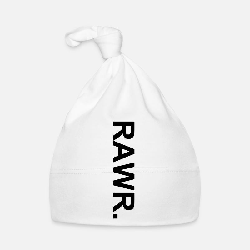 RAWR - Baby Bio-Mütze - Weiß