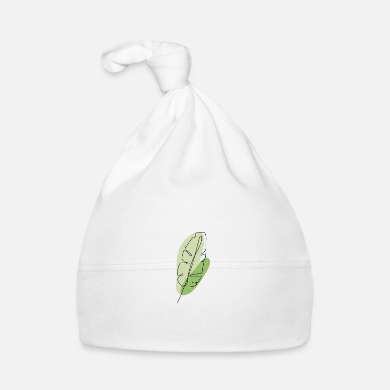 Blatt one line Organic Baby Cap