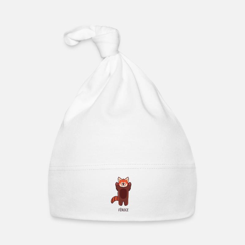 Roter Panda - Wildes Baby Bio-Mütze