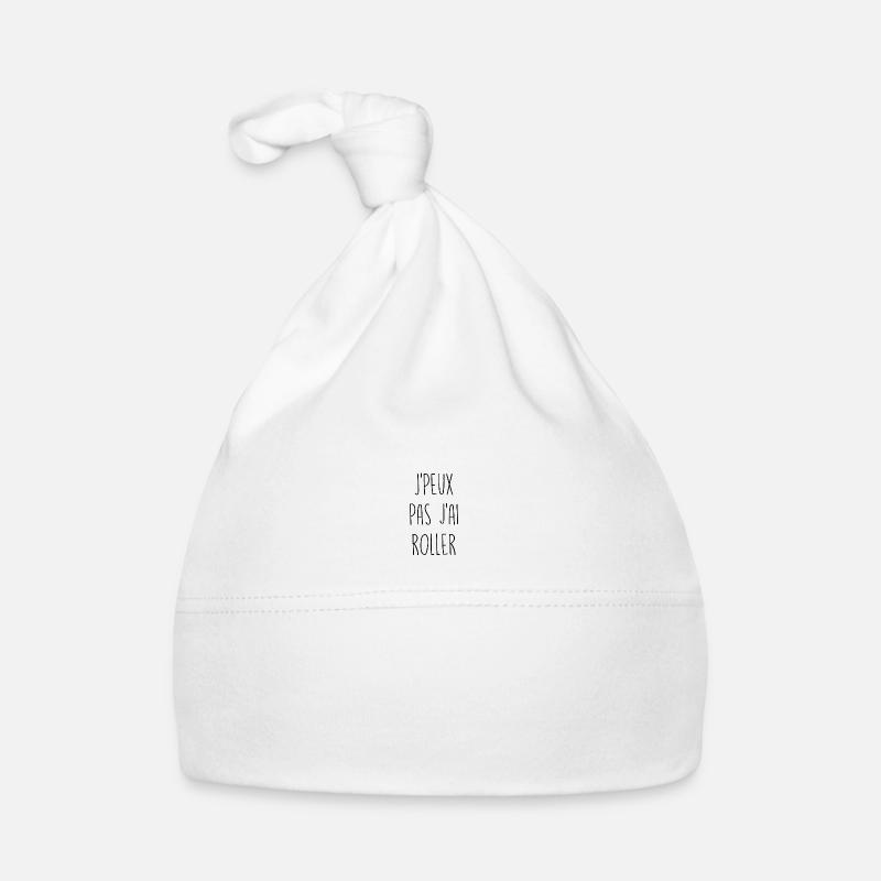 Je peux pas j'ai roller Bonnet bio Bébé