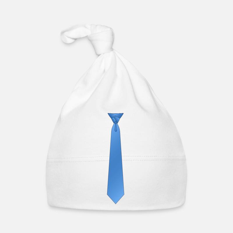 Eldregde Krawatte blau Baby Bio-Mütze