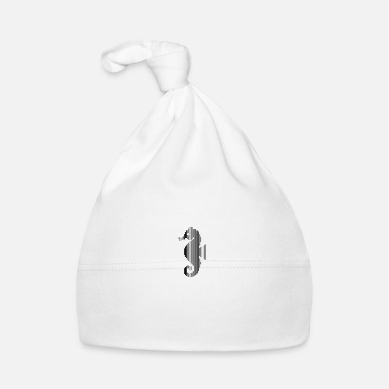 Seepferdchen Meerestiere Baby Bio-Mütze