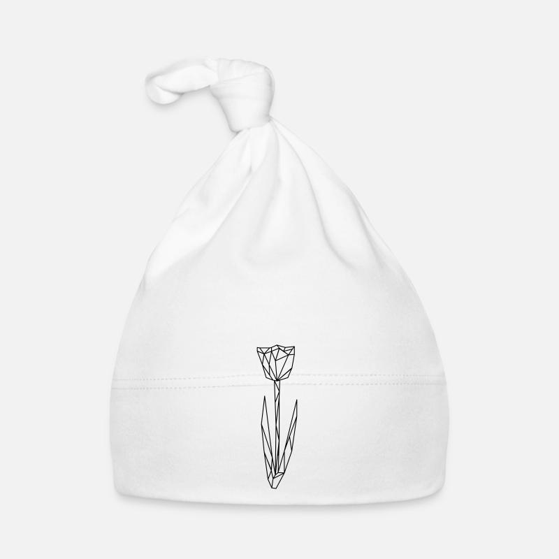 Polygone de tulipe Bonnet bio Bébé