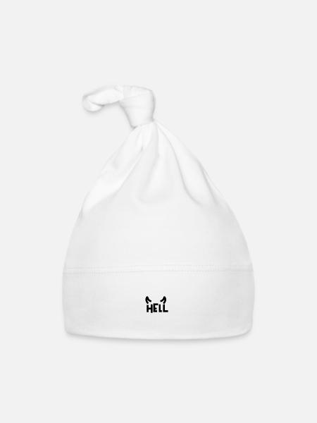 Hell - Organic Baby Cap - white - Front