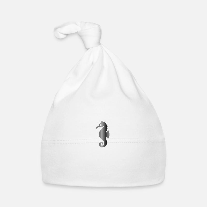 Seepferdchen Meerestiere Baby Bio-Mütze