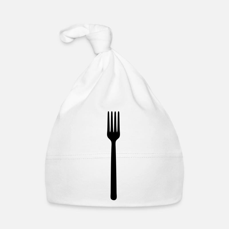 fork hungry Organic Baby Cap