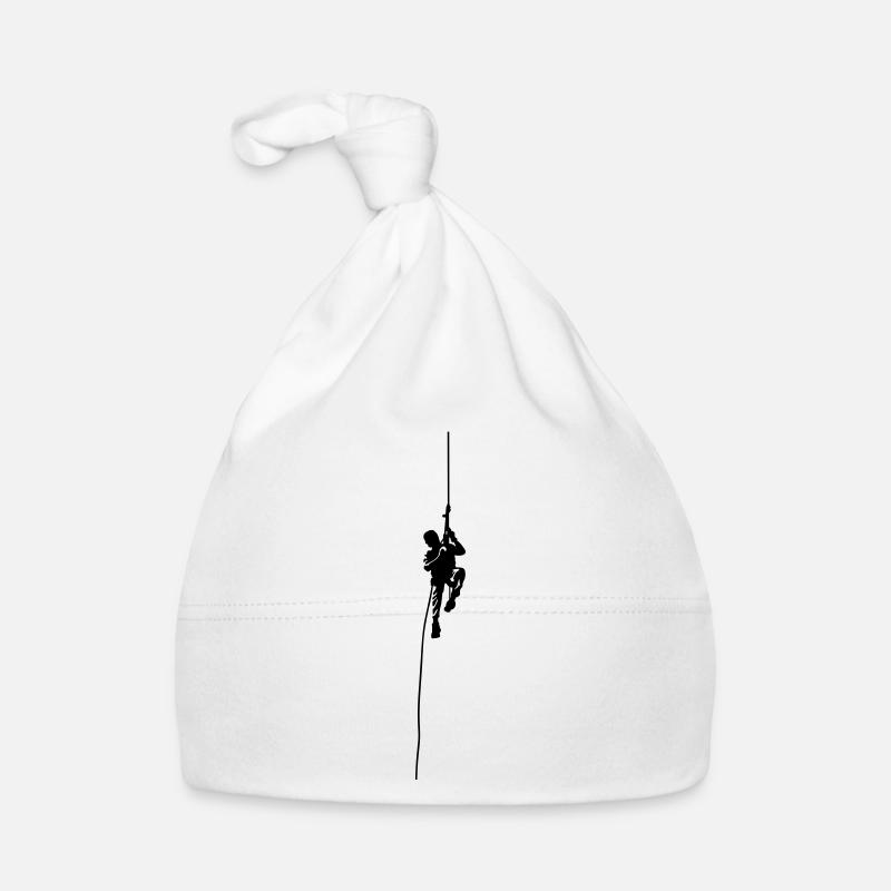 climbing - Baby Bio-Mütze - Weiß