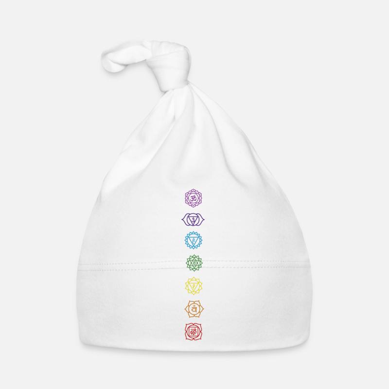 7 Chakren Baby Bio-Mütze
