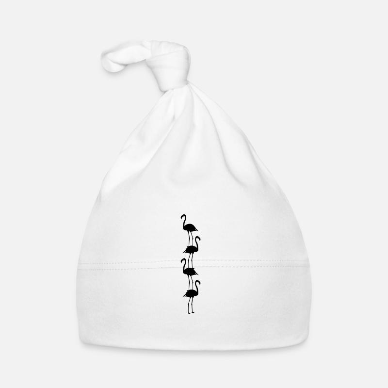 Flamants roses Animaux Bonnet bio Bébé