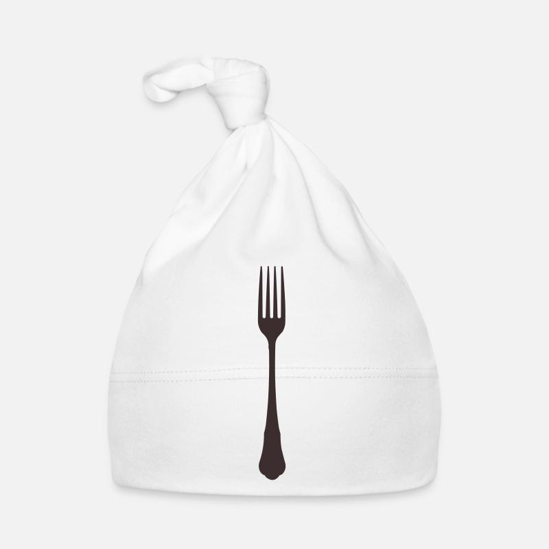 Gabel Silhouette Baby Bio-Mütze