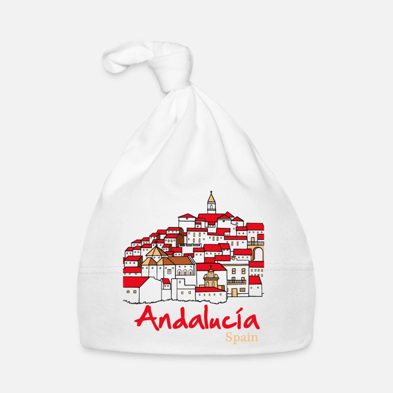 Andalucia 2 - Bonnet bio Bébé - blanc