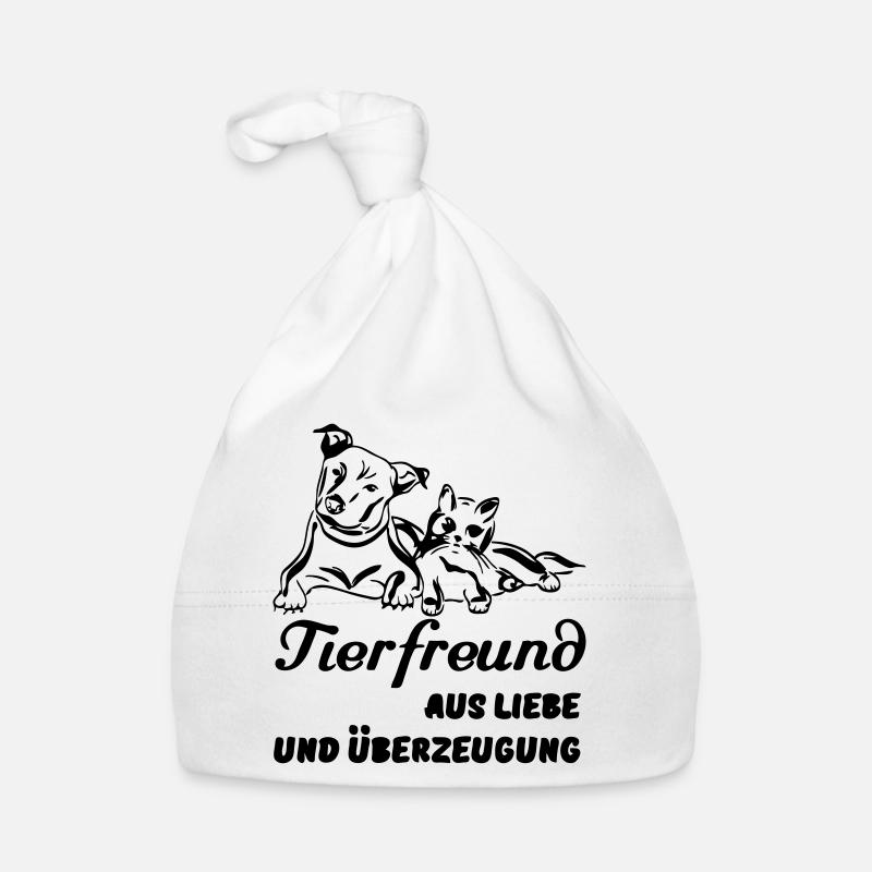 Tierfreund Tier Haustier Freund Liebe Geschenk Baby Bio-Mütze
