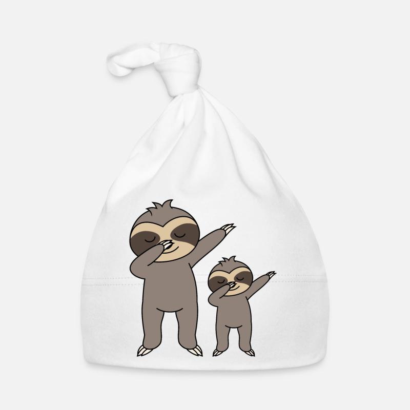 Dabbing paresseux Bonnet bio Bébé