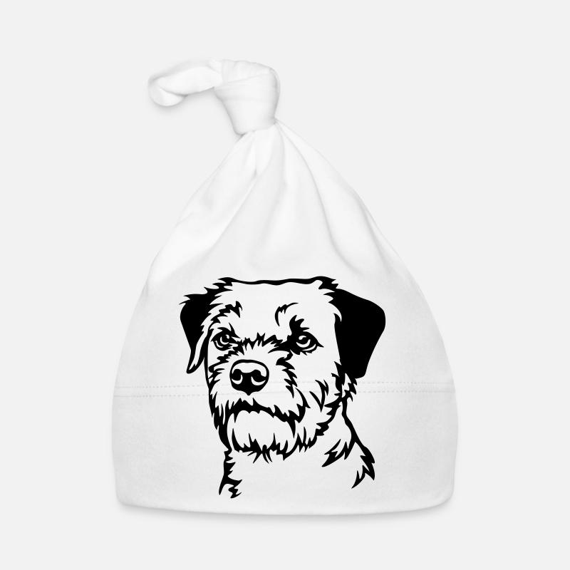 Border Terrier Head Organic Baby Cap