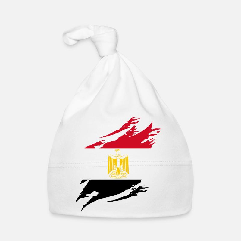 Egypte Drapeau Hurghada Afrique Drapeau Egyptien Bonnet bio Bébé