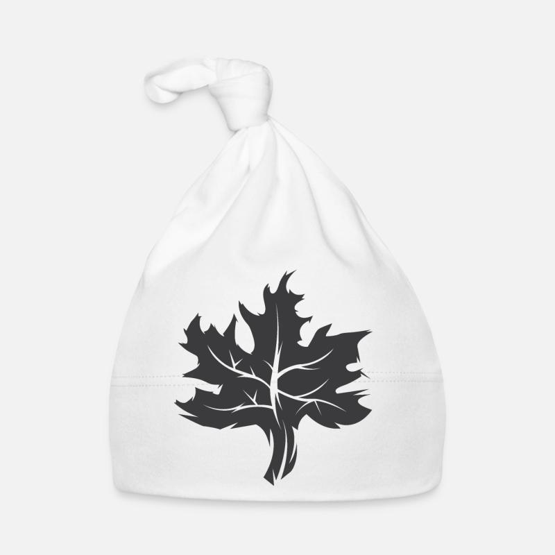 Maple Leaf Illustration Nature Forest Icône graphique Bonnet bio Bébé