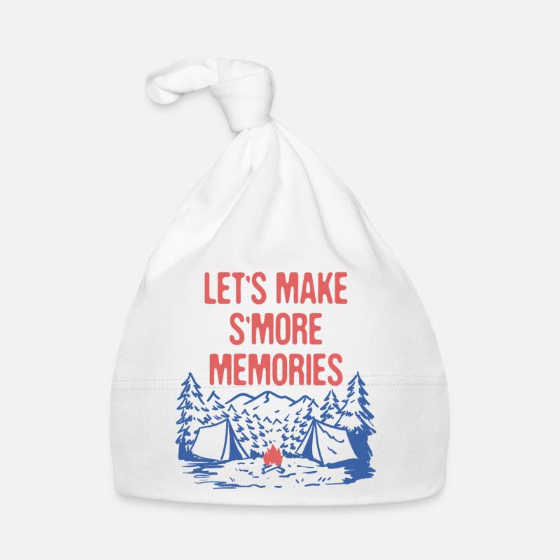 Let's Make S'more Memories Camping Funny Camper Baby Bio-Mütze