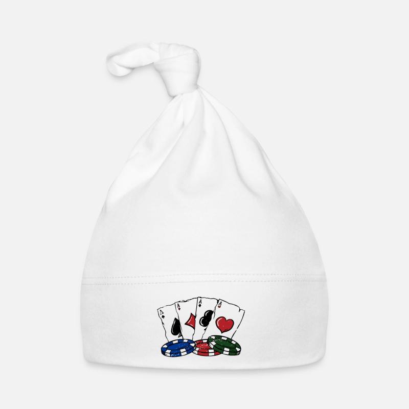 Strong Cards Stronger Bladder Poker Joke Poker Organic Baby Cap