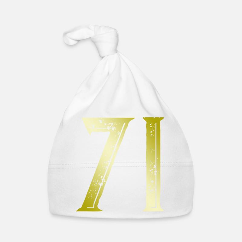 Symbole numérique 71 Bonnet bio Bébé