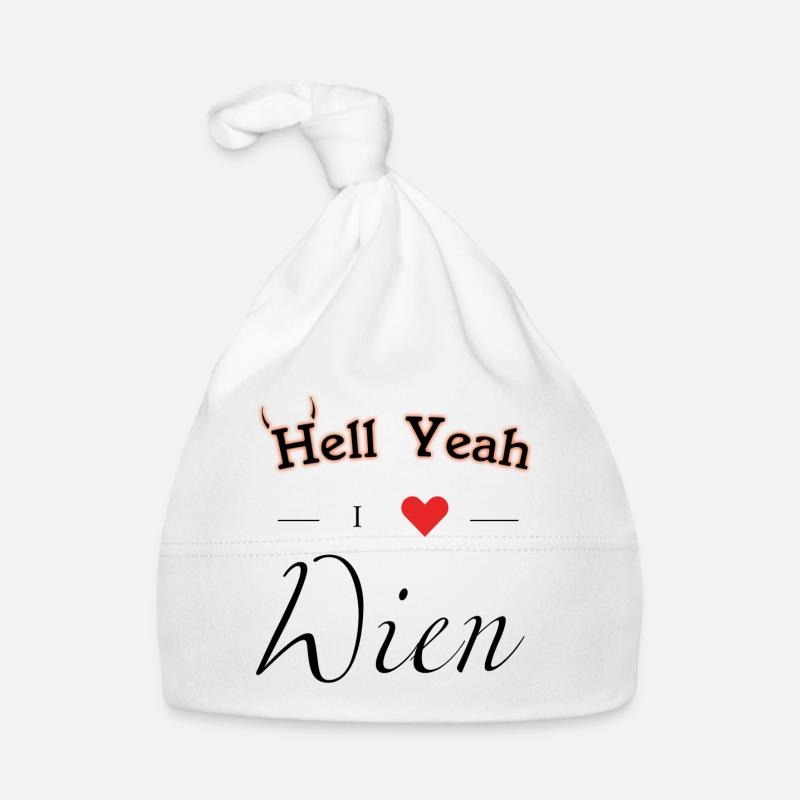 Hell Yeah i love Wien Baby Bio-Mütze