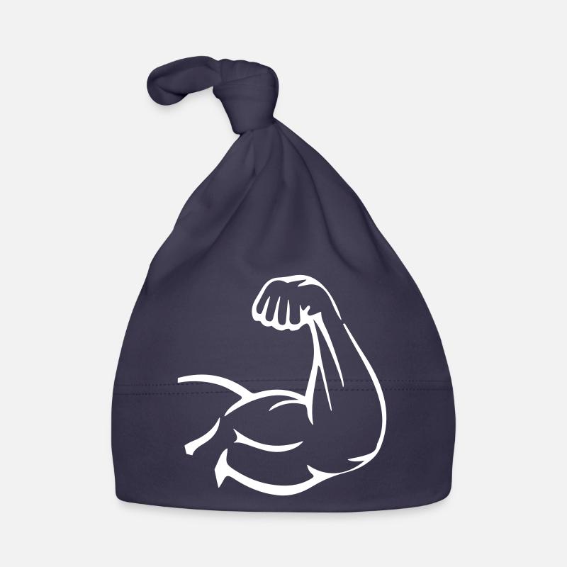 Muscles du bras biceps Bonnet bio Bébé