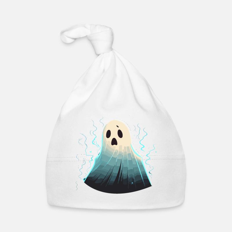 Unhappy Ghost Organic Baby Cap
