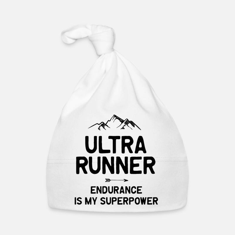 Ultra Runner - Endurance is My Superpower Organic Baby Cap