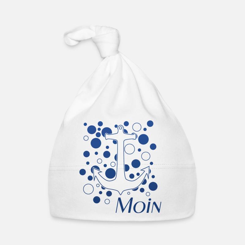 Moin - Baby Bio-Mütze - Weiß