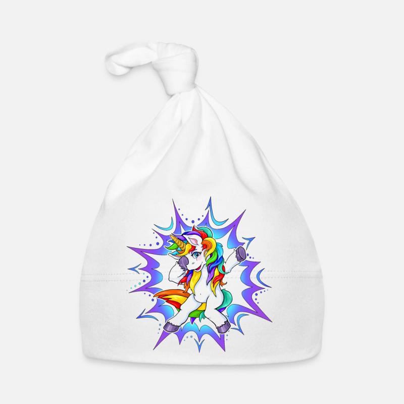 Dab Dubbing Unicorn Unicorn Rainbow Organic Baby Cap