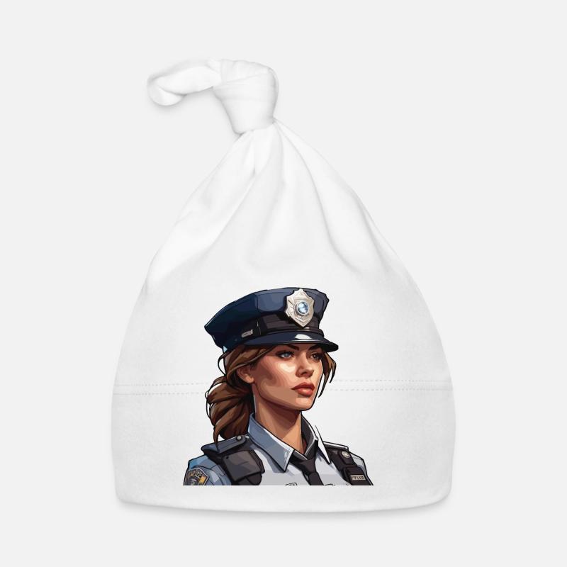 Police / Operations / Profession / Job / Emergency Forces Organic Baby Cap