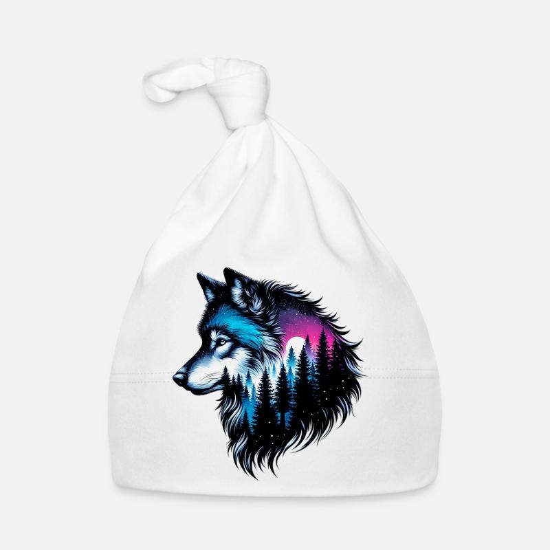 Wolf Baby Bio-Mütze