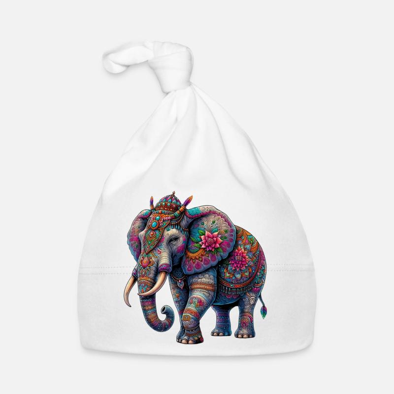 Éléphant Bonnet bio Bébé