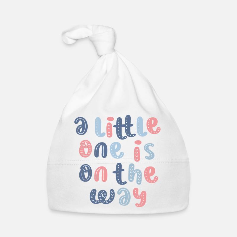 Doux message d'amour pour les enfants - Bonnet bio Bébé - blanc