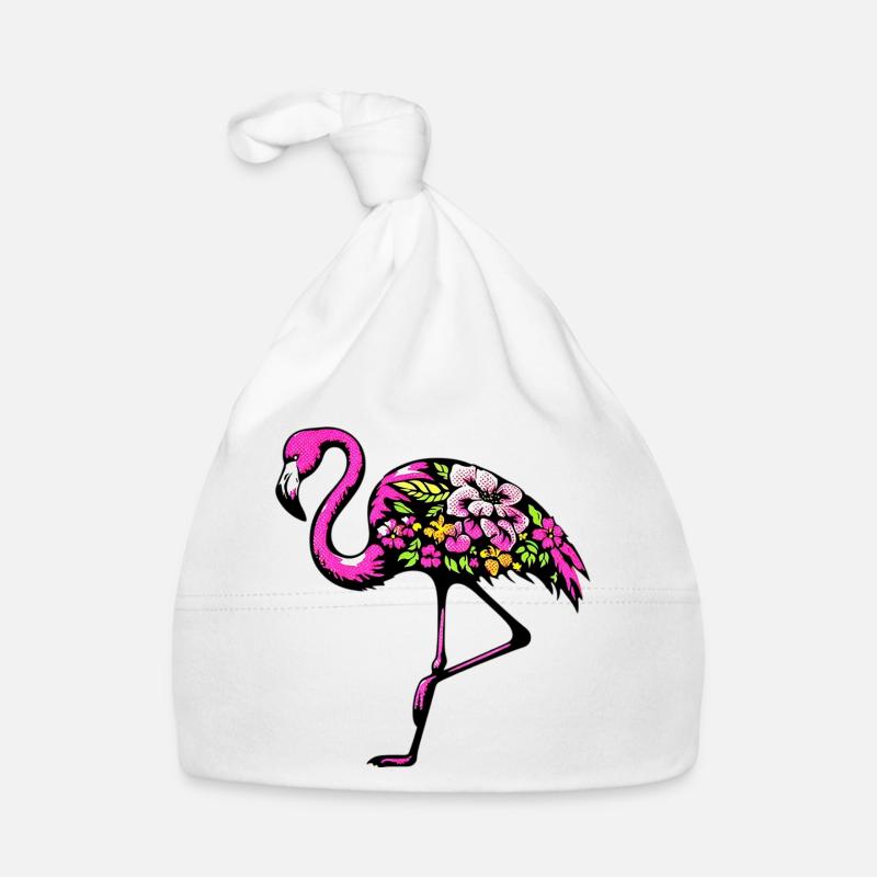 Flamingo Baby Bio-Mütze