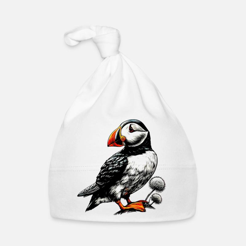 Puffin Organic Baby Cap