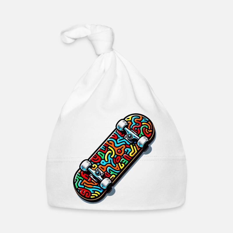 Skateboard Baby Bio-Mütze