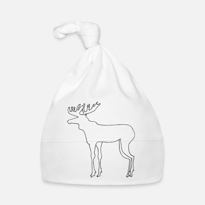 Elch Baby Bio-Mütze